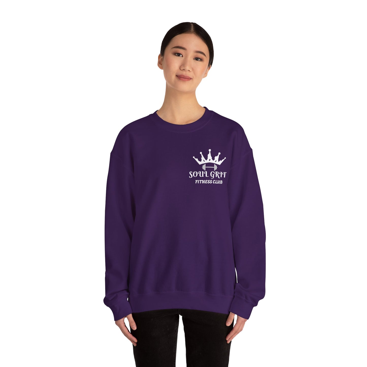 Soul Grit Fitness Crewneck Sweatshirt - Embrace Strength Apparel